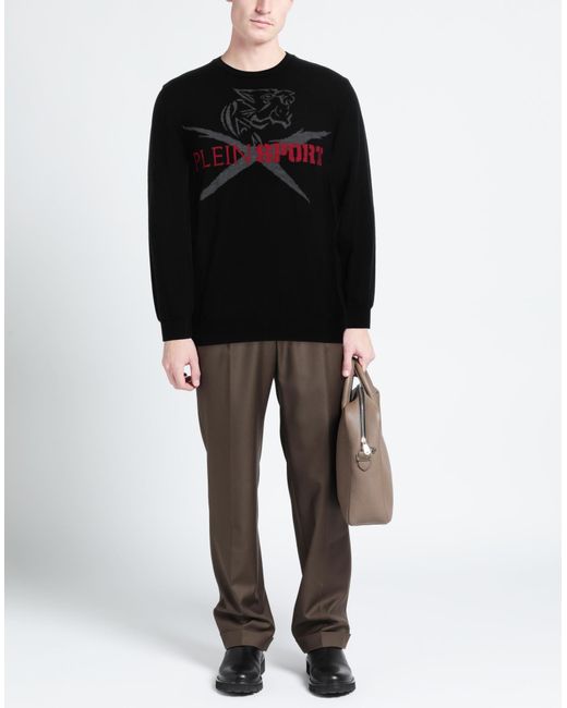 Philipp Plein Black Sweater for men