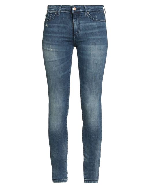 ARMANI EXCHANGE Blue Jeans Cotton, Elastane