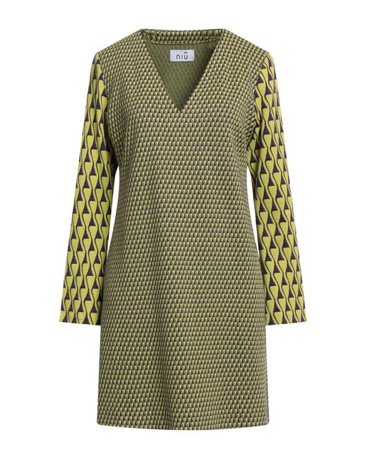 Vestito Corto di Niu in Green