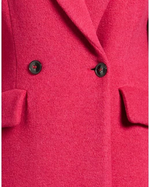 Suoli Pink Coat Acrylic, Polyester, Wool, Polyamide