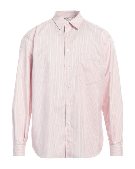 Auralee Hemd in Pink für Herren