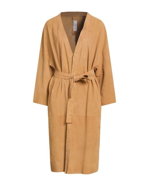 Bully Natural Overcoat & Trench Coat