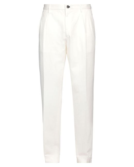 Incotex White Trouser for men