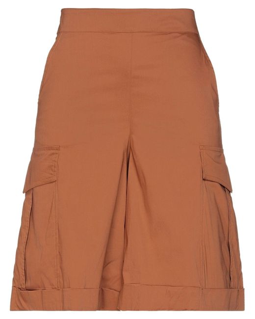 Liviana Conti Brown Cropped Trousers