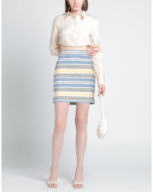 Max Mara Blue Mini Skirts