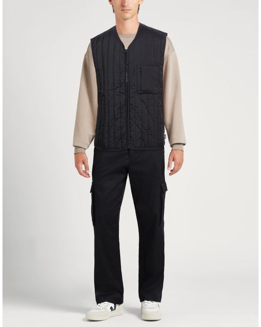 Rains Black Vests for men