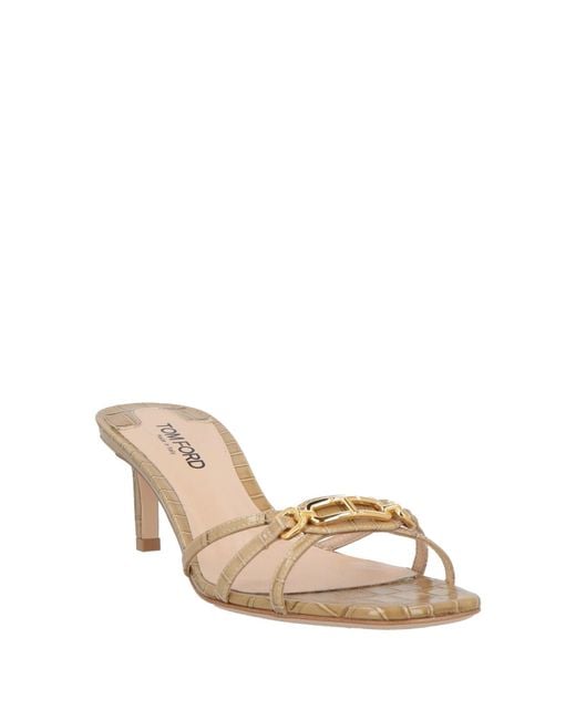 Tom Ford Natural Sandals