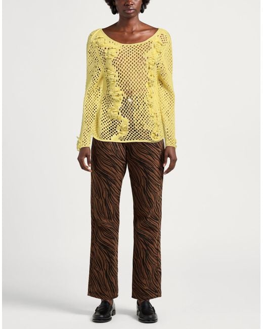 Semicouture Yellow Jumper