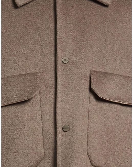 Herno Brown Jacket for men