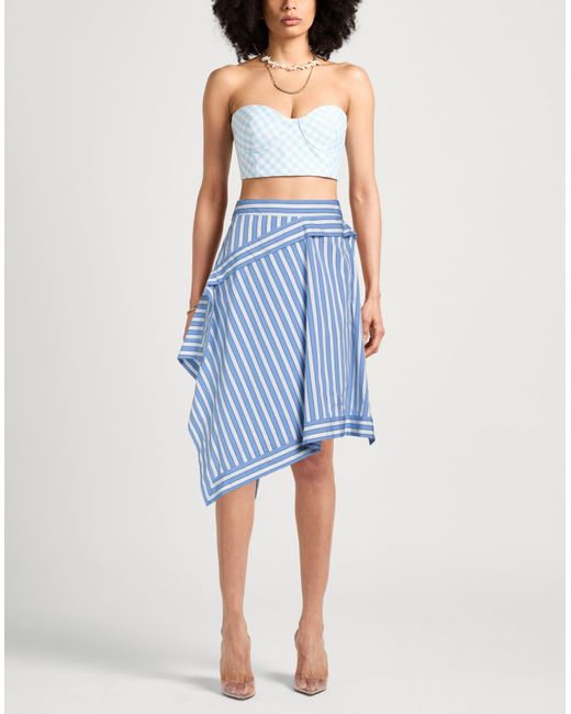 J.W. Anderson Blue Midi-Rock
