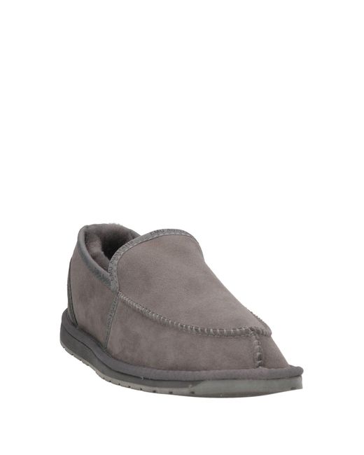 EMU Gray Loafers Shearling for men