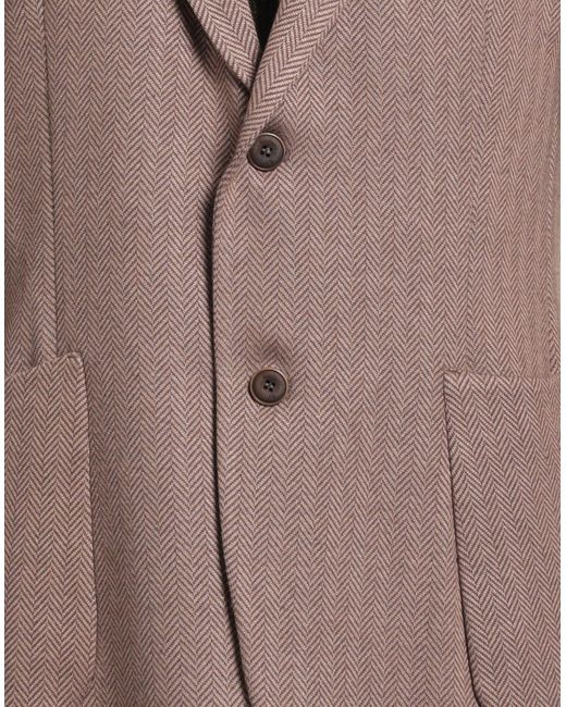 Barbati Brown Blazers for men