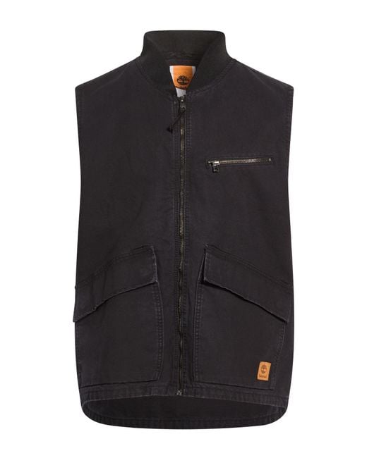 Timberland Black Vests for men