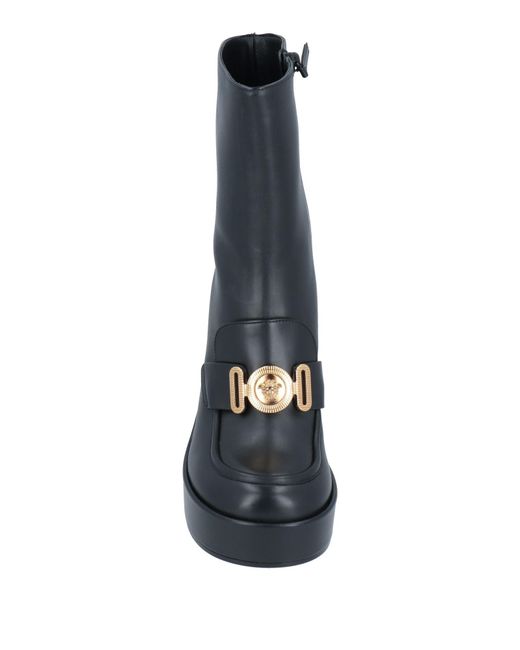 Versace Black Ankle Boots