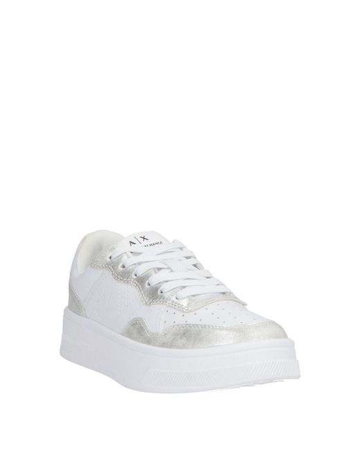 ARMANI EXCHANGE White Trainers