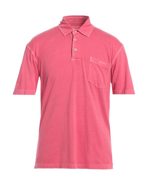 Gant Pink Polo Shirt for men