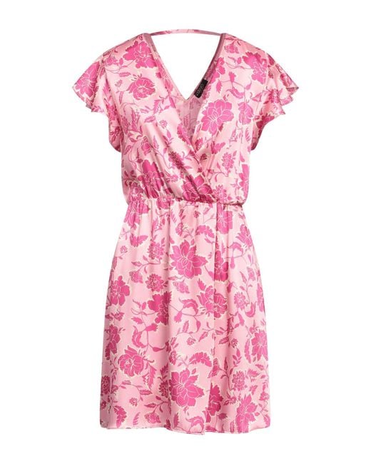 Liu Jo Pink Better Mini Dress Polyester