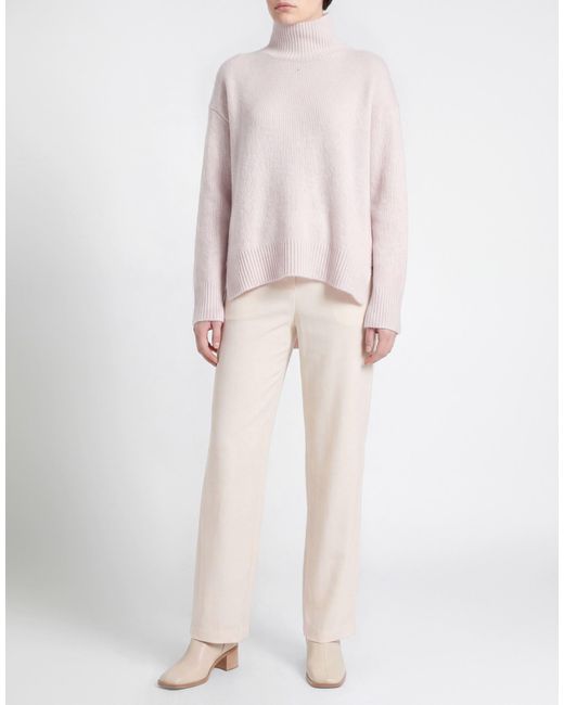 SMINFINITY White Turtleneck Cashmere, Silk