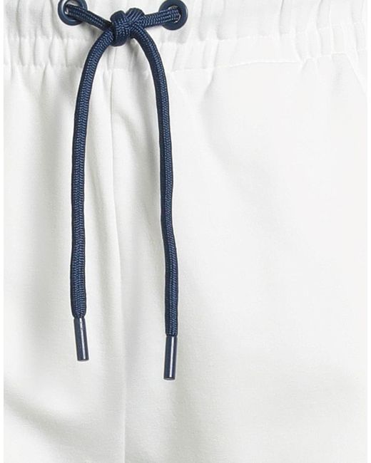Bikkembergs White Pants Cotton, Elastane for men