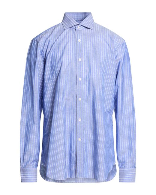 Camisa Buonamassa de hombre de color Blue