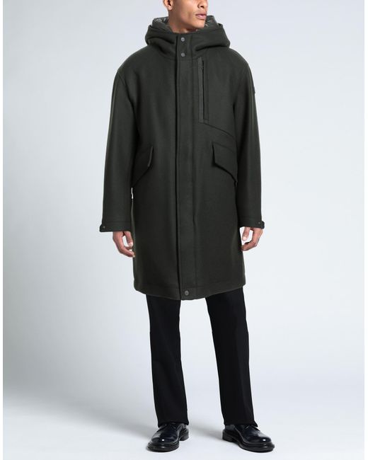 DUNO Black Coats for men