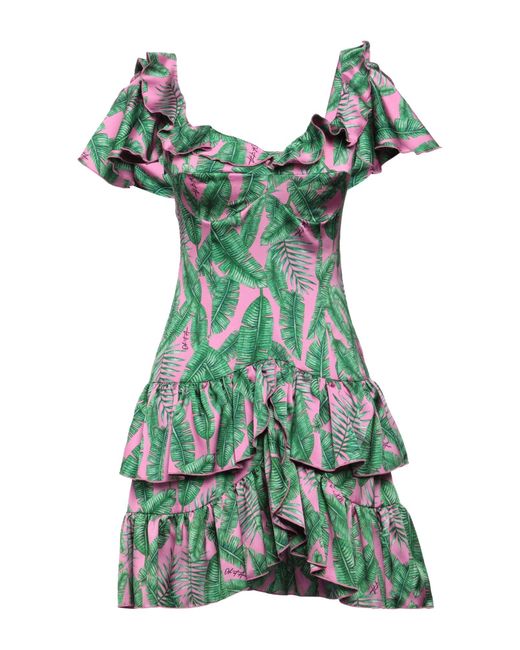 Odi Et Amo Green Mini Dress