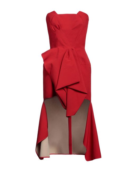Maticevski Red Mini Dress