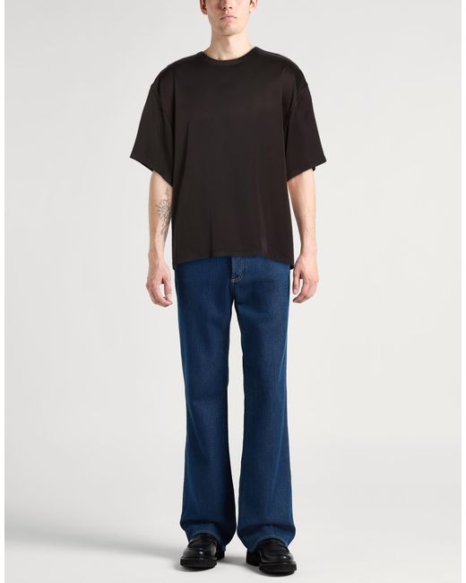 Jil Sander Black T-Shirt Viscose, Silk for men