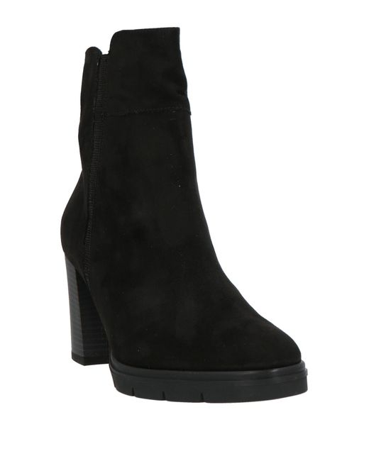 Cinzia Soft Black Ankle Boots Textile Fibers, Synthetisches Material
