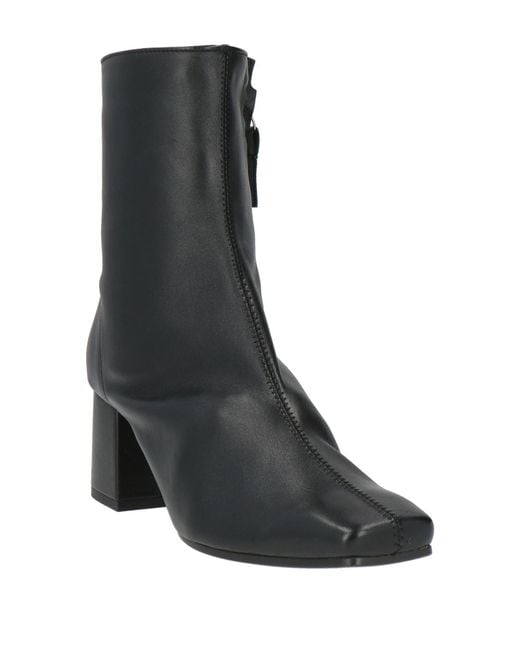 Souliers Martinez Black Ankle Boots