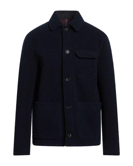 Montedoro Blue Coat Polyester, Virgin Wool, Elastane for men