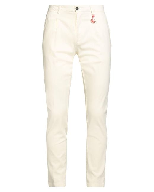 Manuel Ritz White Pants for men