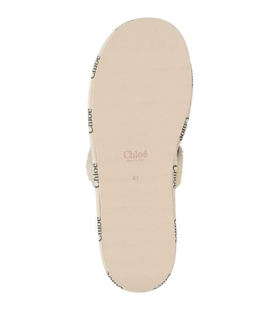 Chloé Gray Mules & Clogs Soft Leather