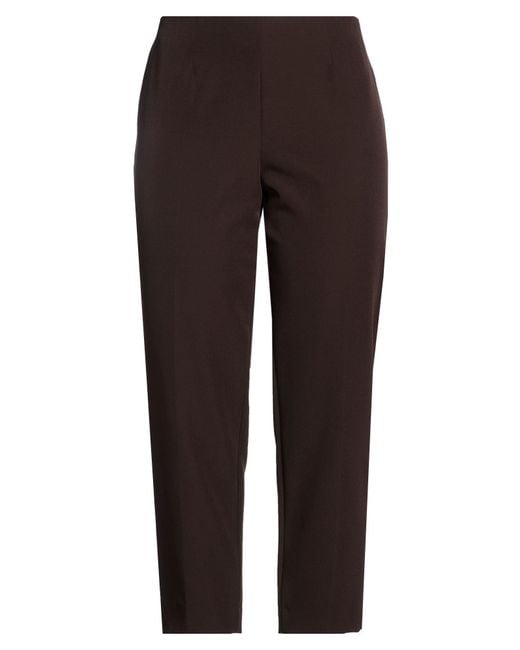 PT Torino Brown Chocolate Pants Polyester, Elastane
