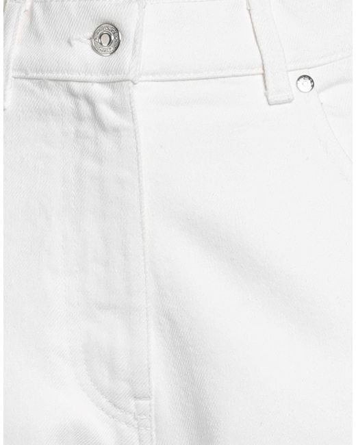 MSGM White Jeans