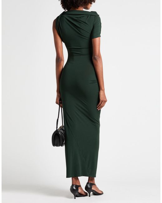 Jacquemus Green Maxi Dress Viscose, Polyester, Elastane