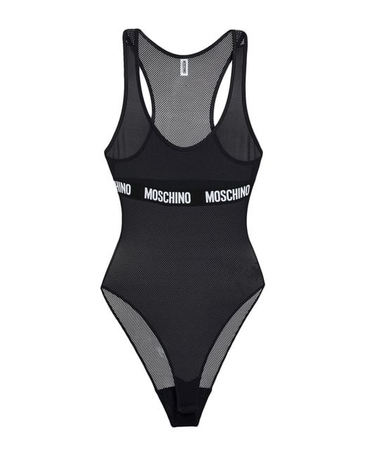 Moschino Black Underwear Bodysuit Polyester, Elastane, Polyamide
