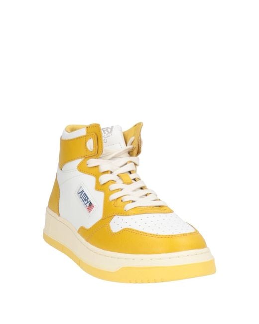 Autry Yellow Sneakers