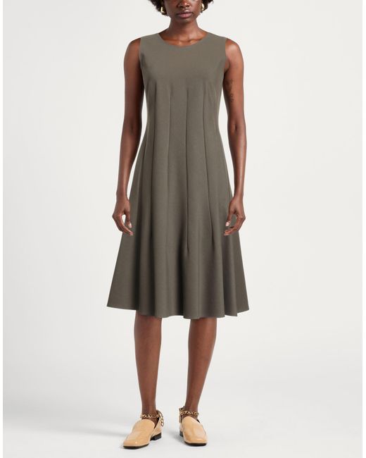 Hache Gray Midi Dresses