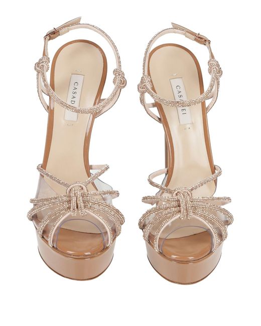 Casadei White Sandals