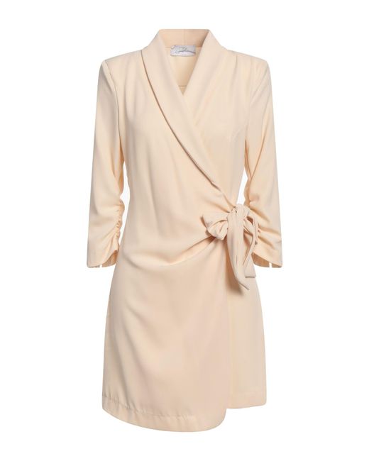 Soallure Natural Mini Dress