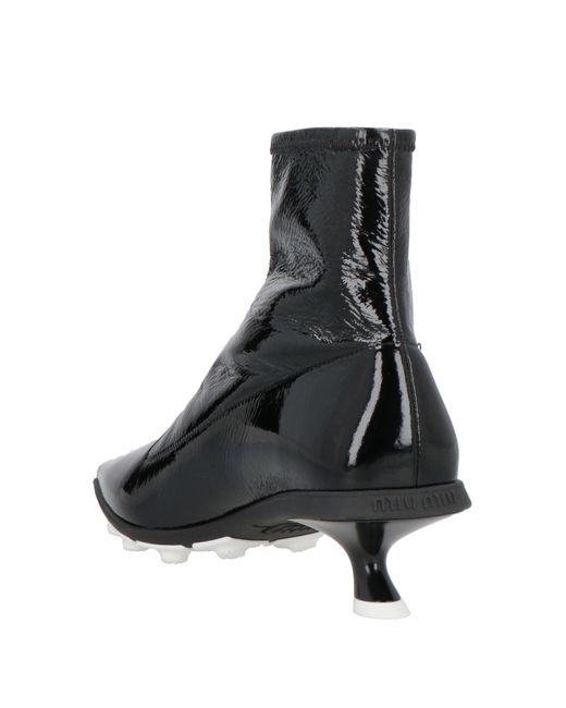 Miu Miu Black Ankle Boots