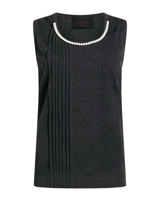 Top Simone Rocha en coloris Black