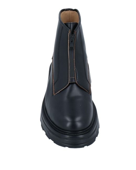 Jil Sander Black Ankle Boots for men