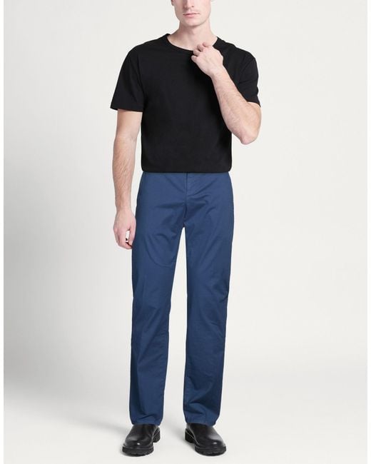Dondup Blue Pants Cotton, Polyester, Elastane for men