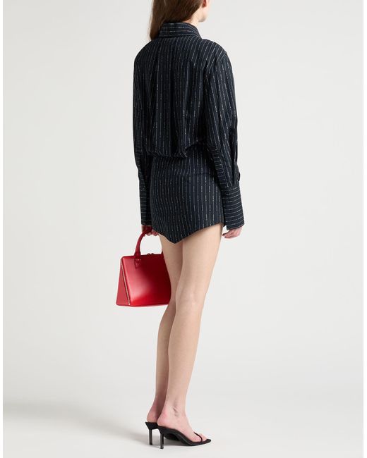 The Attico Blue Mini Dress Cotton