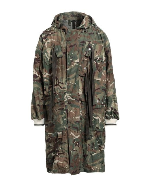 Dolce & Gabbana Gray Overcoat & Trench Coat for men