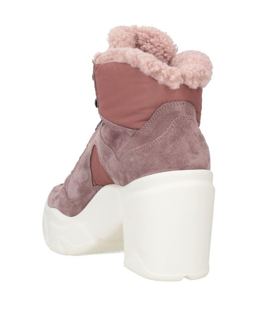 Voile Blanche Purple Ankle Boots