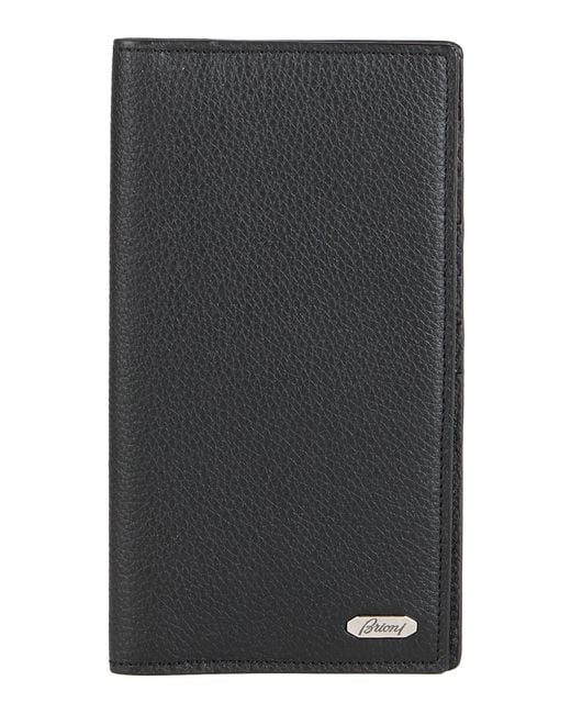 Brioni Black Document Holder for men