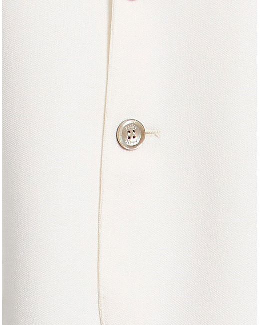 Moorer White Blazer Wool
